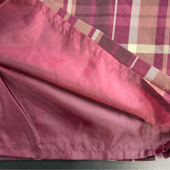 Women’s 20 Plaid Skirt Flat‎ Front Pockets Preppy Academia Gothic Grunge Punk - Picture 10 of 12